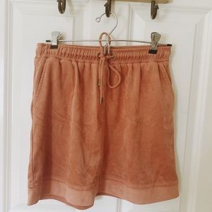 MINKPINK Soft Suede Skirt